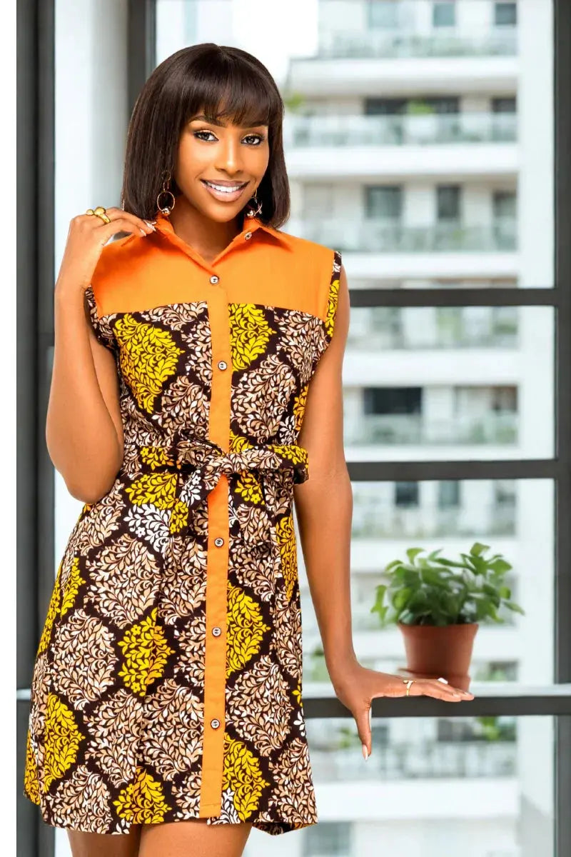 Bold Print Dresses - Reversible Women's Fashion - FashionbyVLouis - FashionbyVLouis